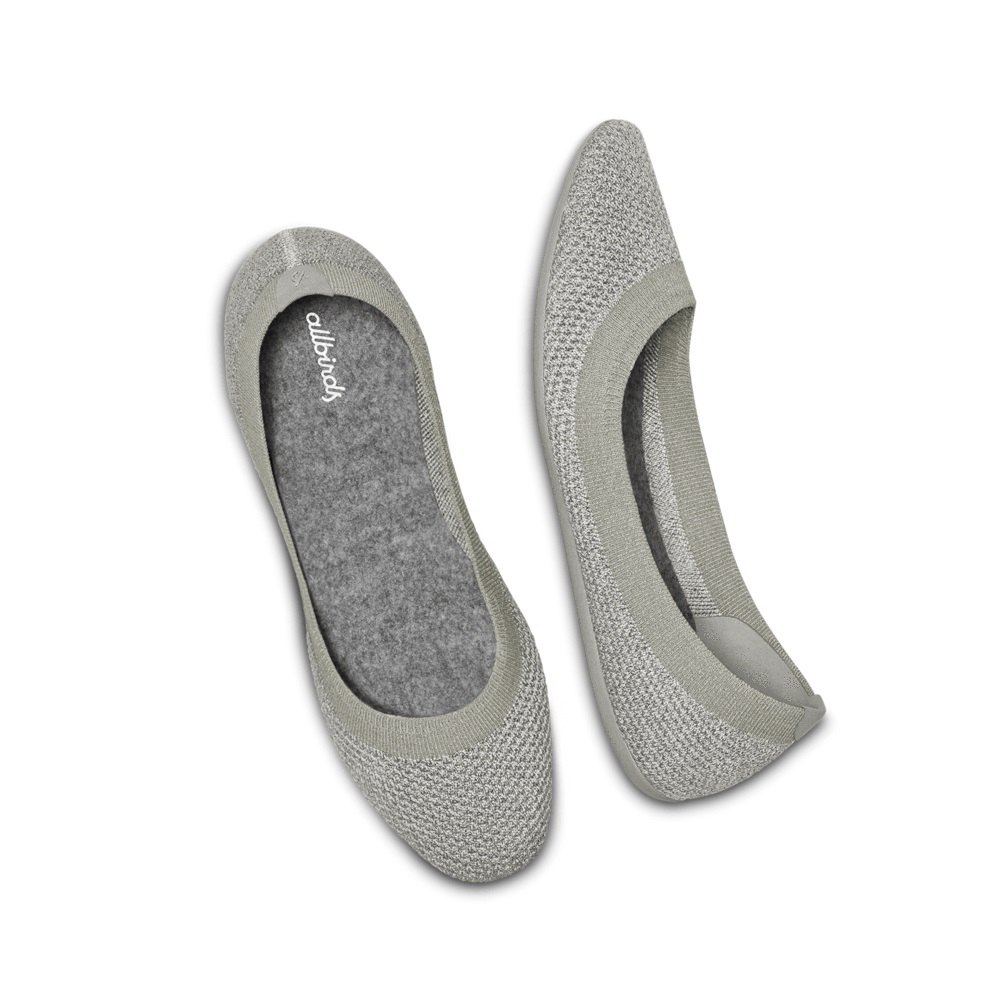 Allbirds Women\'s Flats Grey - Tree Breezers - 40329EZDY